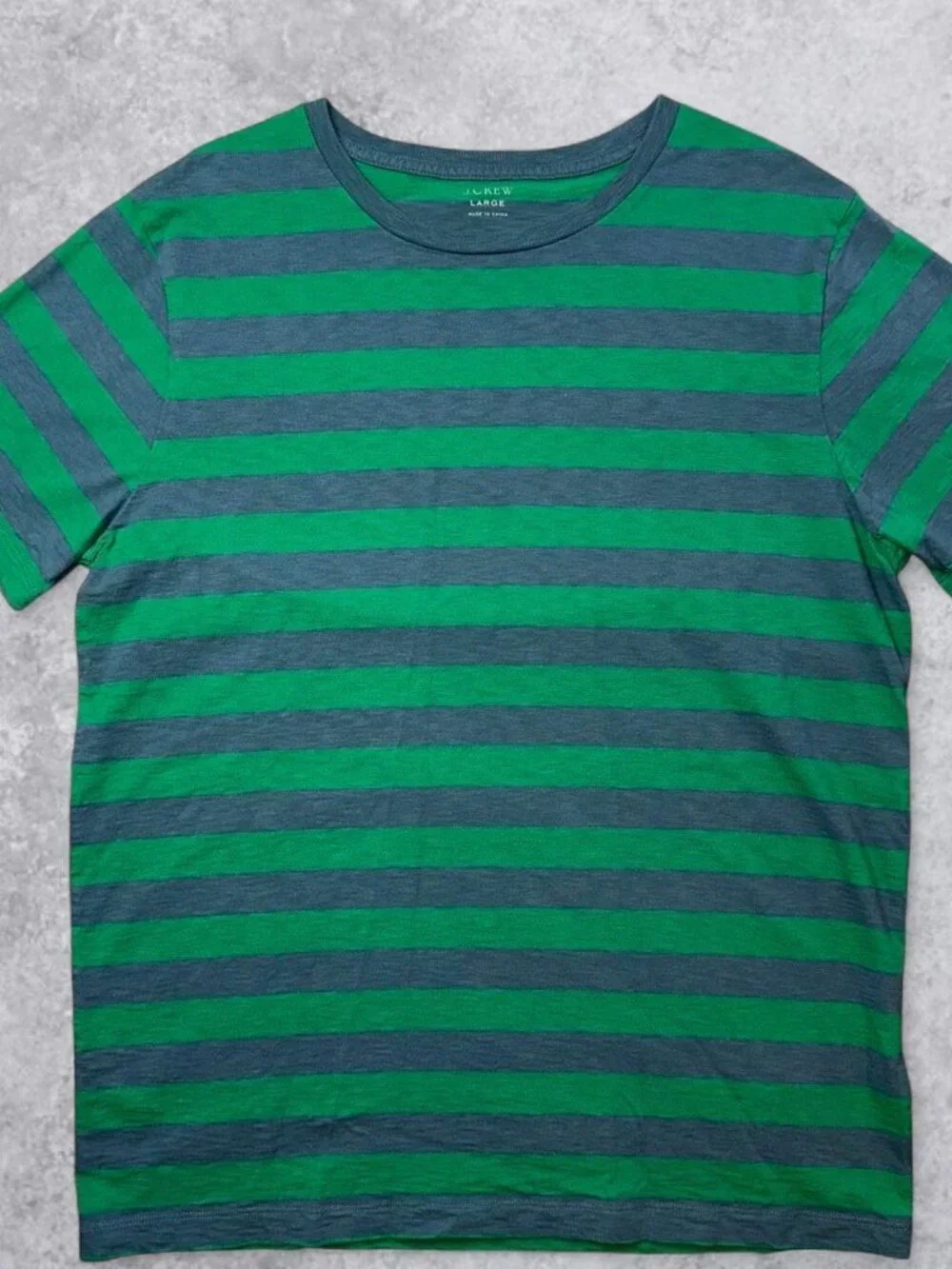 NWOT J. Crew cotton striped tee size Large